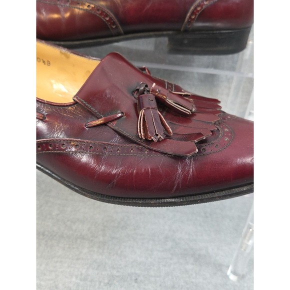 SALVATORE FERRAGAMO Wingtip Lucas Kiltie Tassel Loafer Dress  display picture 1